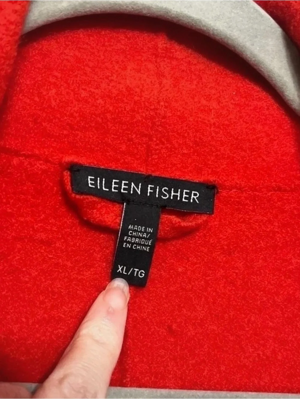 Eileen Fisher womens Cardigan open front jacket wool Lagen layer relaxed